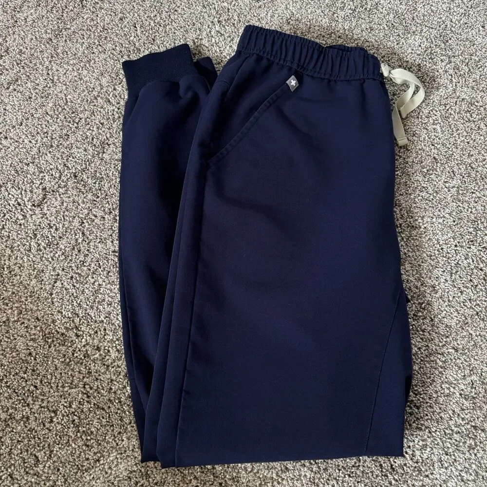 FIGS Tansen Jogger Scrub Pants MXXSW2004 Navy Blue PO 1455 Men’s Size Small